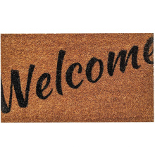 Coir Fiber Making Rubber Backing Entrance Indoor/Outdoor Floor Decor No Sliding Natural Coconut Coir Doormat